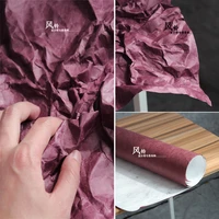 dupont tyvek paper purplish red waterproof diy disposable suit backpack bag durable wrap art decor coat clothes designer fabric