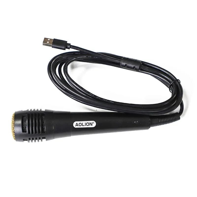 Проводной микрофон USB для караоке Nintendo Switch Wii PS4 Xbox ПК конденсаторной записи