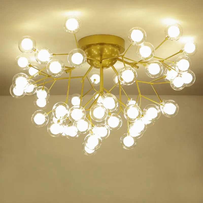 Современная металлическая светодиодная люстра подвесной светильник со