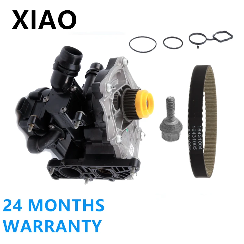 

06L121111G 06K121011B EA888 Electronic Water Pump Thermostat Housing Belt Set For VW Golf Tiguan Passat For Audi A4 A6 A7 Q5 Q7