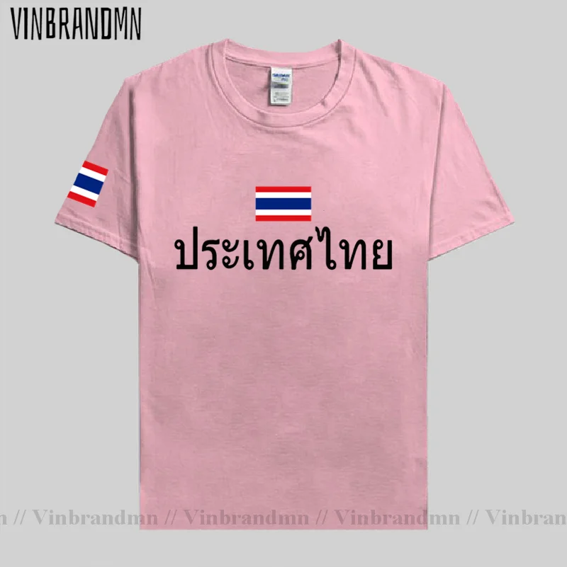 Мужские футболки из Таиланда с надписью сборной нации хлопковая футболка