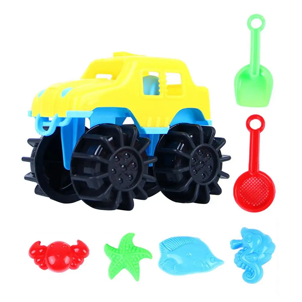 

Детские игрушки для летних пляжных игр Jeep Convertible, уличная тележка, Интерактивная игрушка для родителей и детей, подарок для детей, 7 шт.