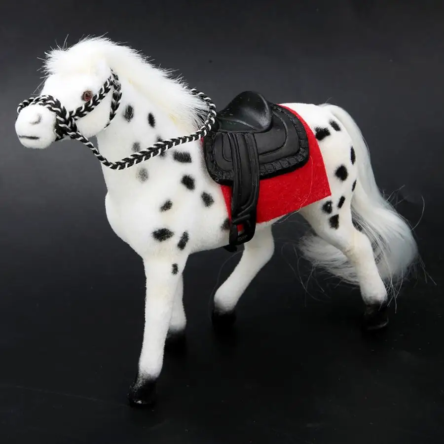 1/12 кукольный домик Миниатюрная модель мини езда украшения лошади Кукольный дом