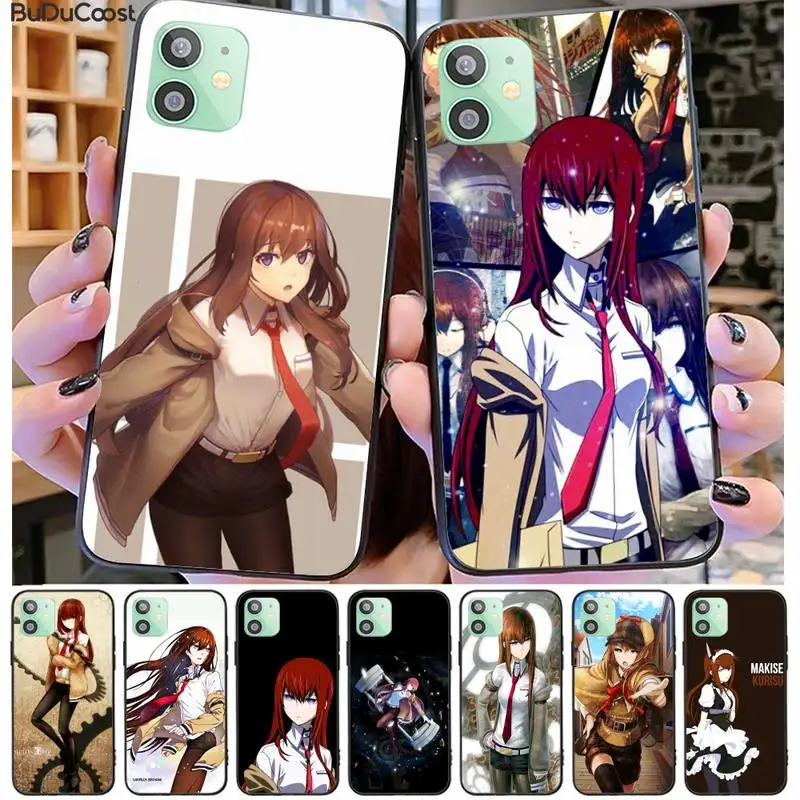 Чехол для телефона Steins Gate Kurisu Makise в стиле аниме iphone 11 Pro11 Pro Max X XS XR MAX 8plus 7 6S plus 5s se 7plus