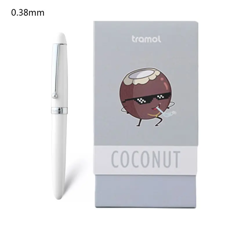 

W3JD 0.38/0.5mm Business Fountain Pen Signature Calligraphy with Ink Absorber Gift Box Set Student School Supplies