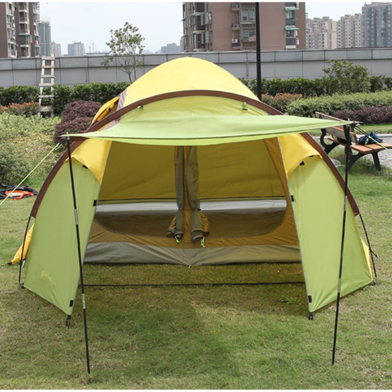 4 6 человек Открытый Кемпинг Водонепроницаемый Тент солнцезащитный тент один