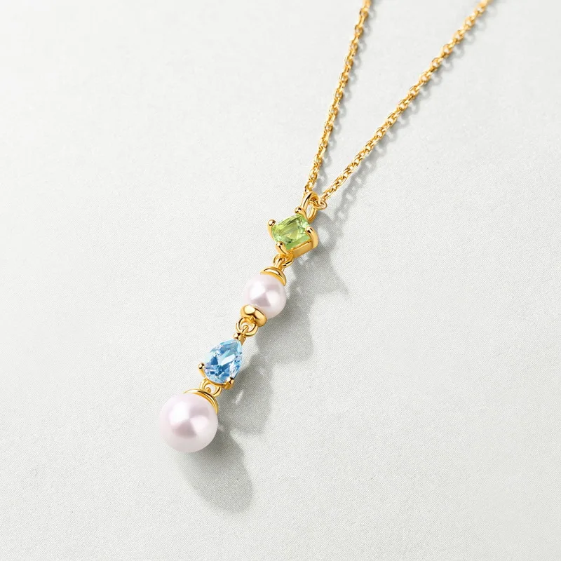 

Vintage pearl necklace for women 210329-62