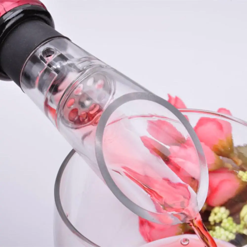 Акриловая нержавеющая пробка для бутылки с изливом вина Графин Аэратор крышка