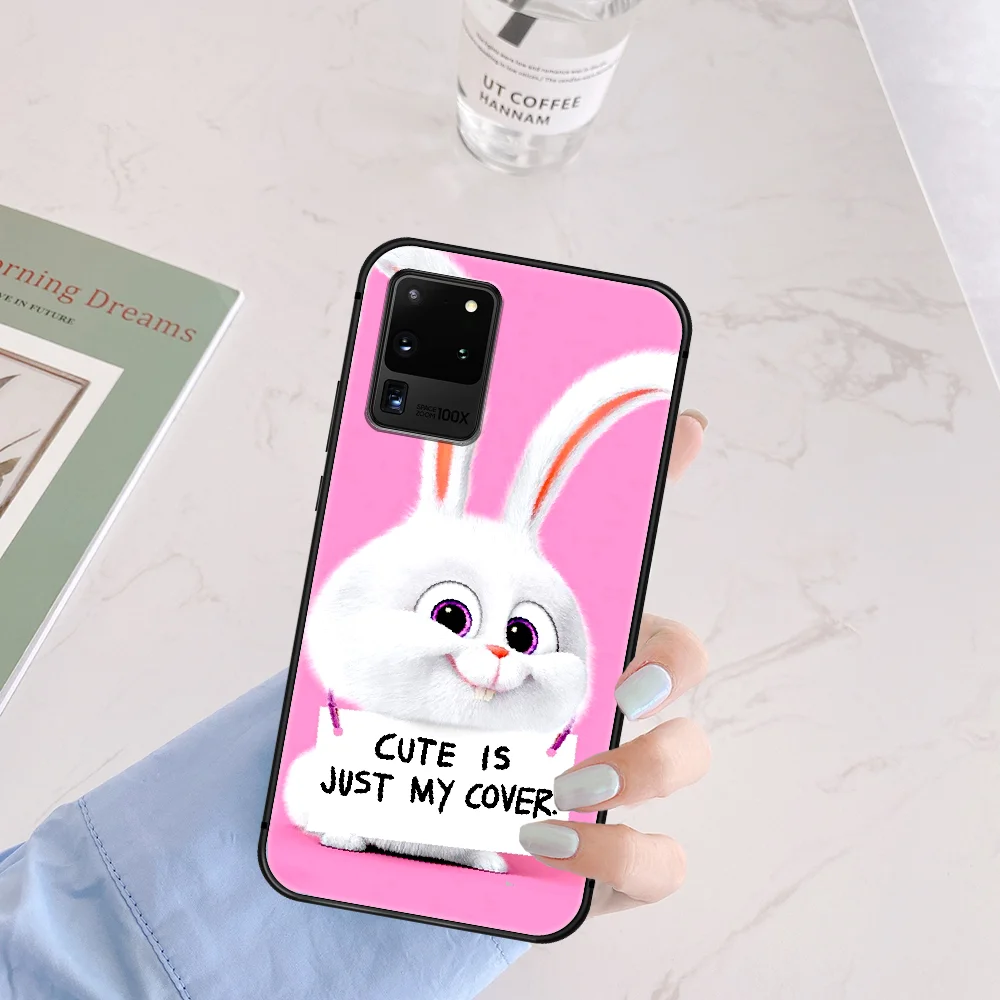 

Secret Life Of Pet Movie Phone Case Cover Hull For Samsung Galaxy S 6 7 8 9 10 e 20 Edge Uitra Note 8 9 10 Plus black Bumper