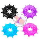 Высокоэластичное кольцо для пениса со снежинкой кольцо для пениса для задержки эякуляции Кольца для пениса для связывания мошонки секс-игрушки для мужчин интимные товары