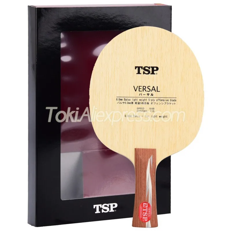 

Ракетка TSP VERSAL для настольного тенниса (Balsa светильник ковесная ракетка для нападения), ракетка TSP, ракетка для пинг-понга, летучая мышь