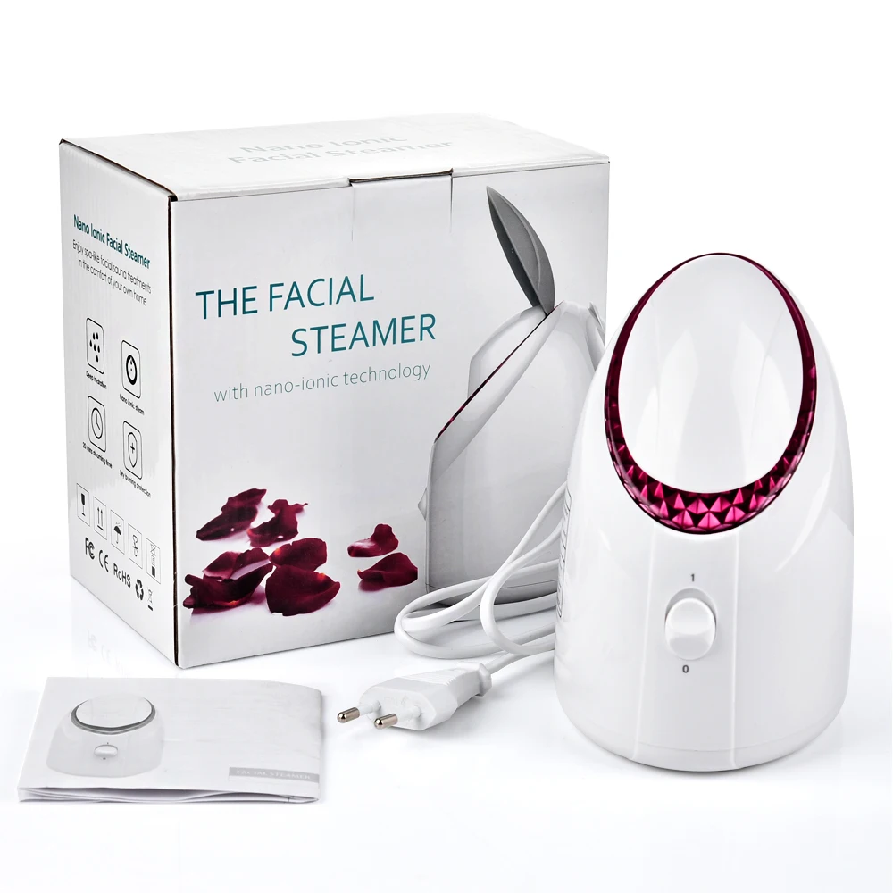 

Nano Ionic Facial Steamer Deep Cleaning Face Sprayer Humidifier Unclogs Pores Reduce Blackheads Acne Face Steaming Device Facial
