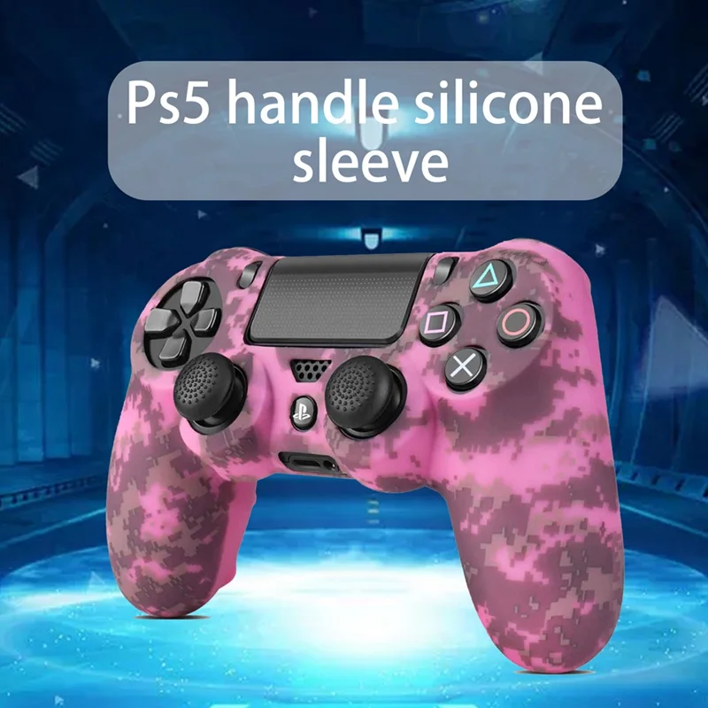 

Grip Silicone Protective Cover Comic Style Silicone Handle Cover for PS4/PS4pro/PS4sLIM