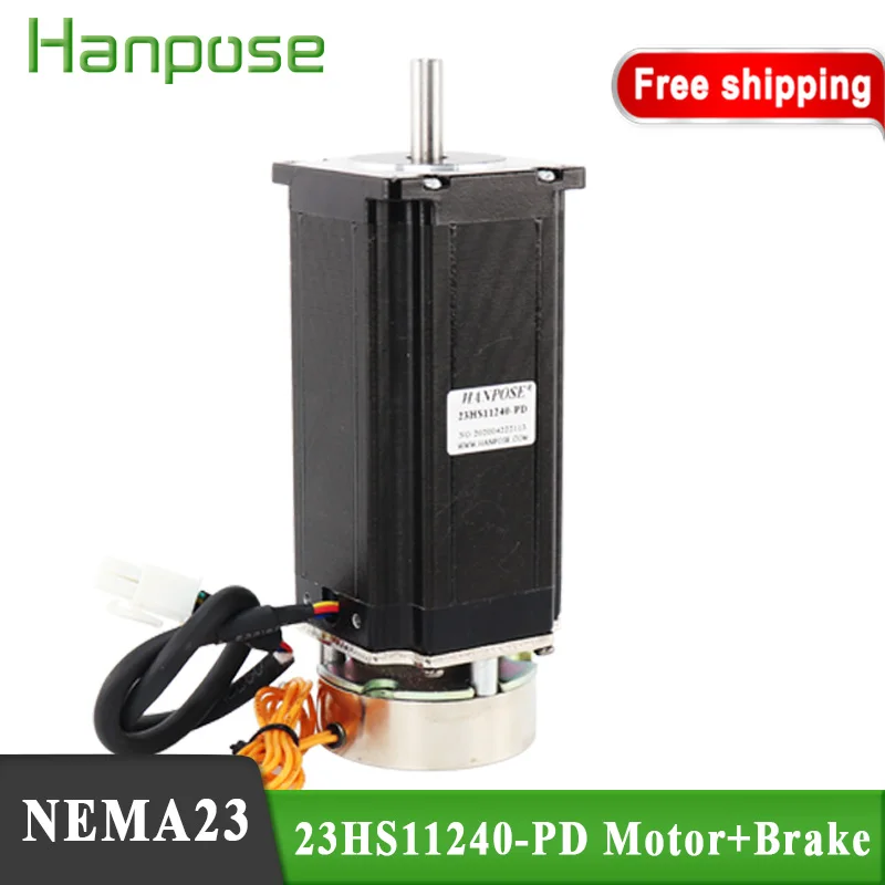 New product promotion 57 brake stepping motor integration 23HS11240 large torque 300N. Cm power off holding 3D print