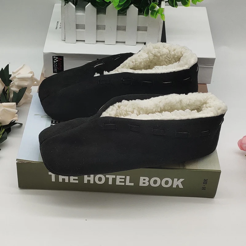 Мужские теплые домашние тапочки обувь специальные плюшевые унисекс Зимние