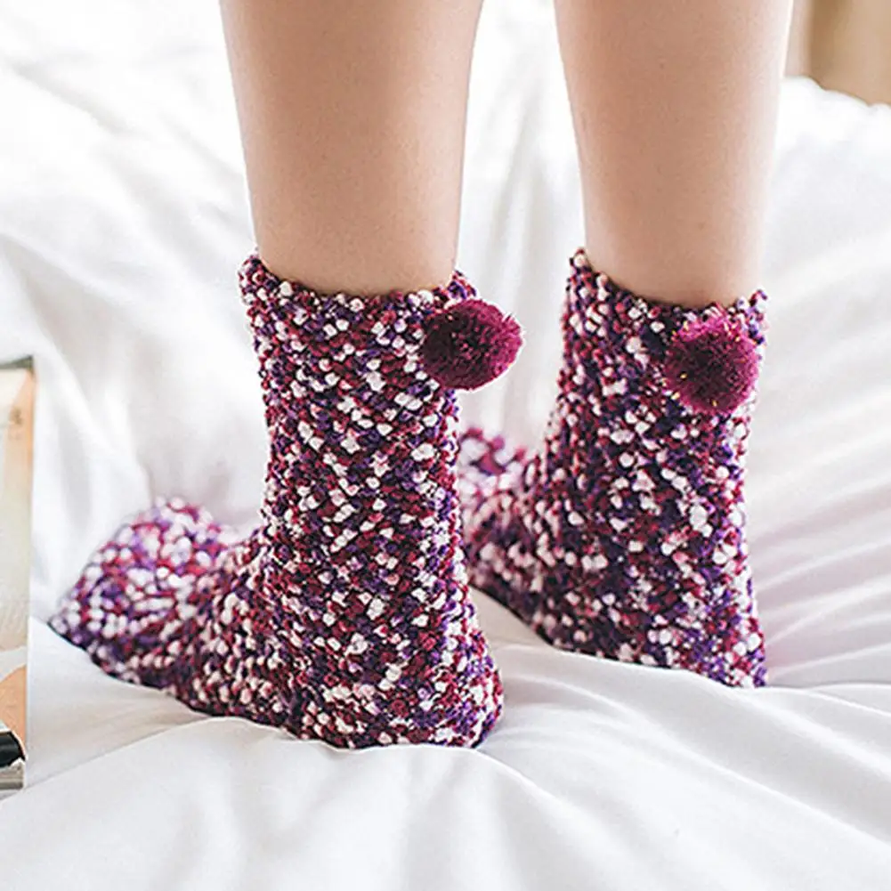 Женские теплые мягкие пушистые носки в форме торта для средней кровати | Женская