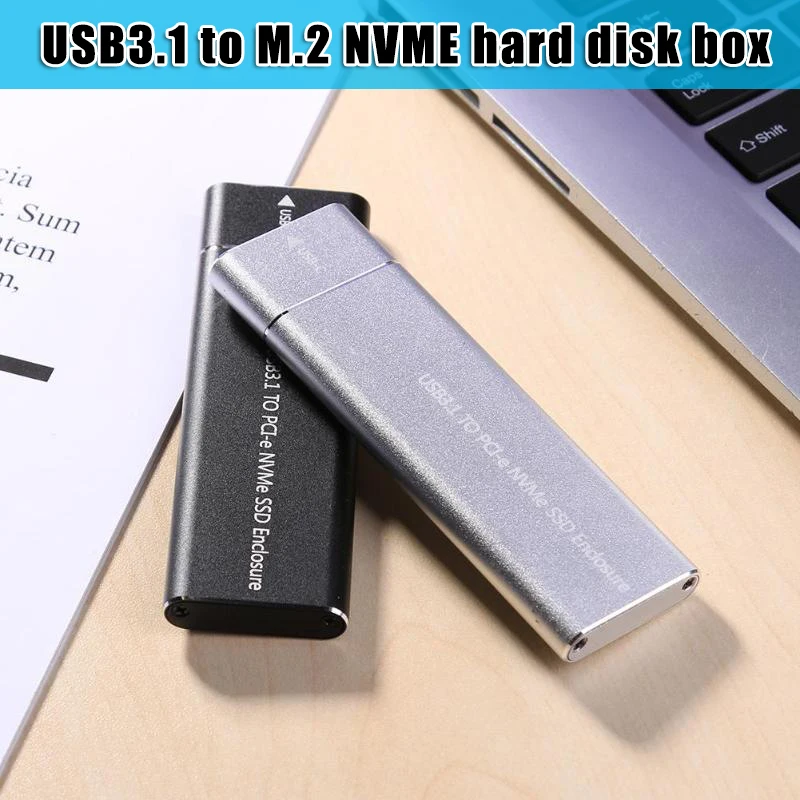 USB 3 1 к M.2 NVME PCIe SSD корпус M Key Type C адаптер чехол для SATA HSJ 19| |