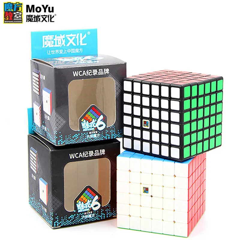 

Moyu Meilong 6x6x6 Magic Cube Stickerless Puzzle Cubes Cubing Classroom 6x6 Speed Cube Antistress Toys For Children