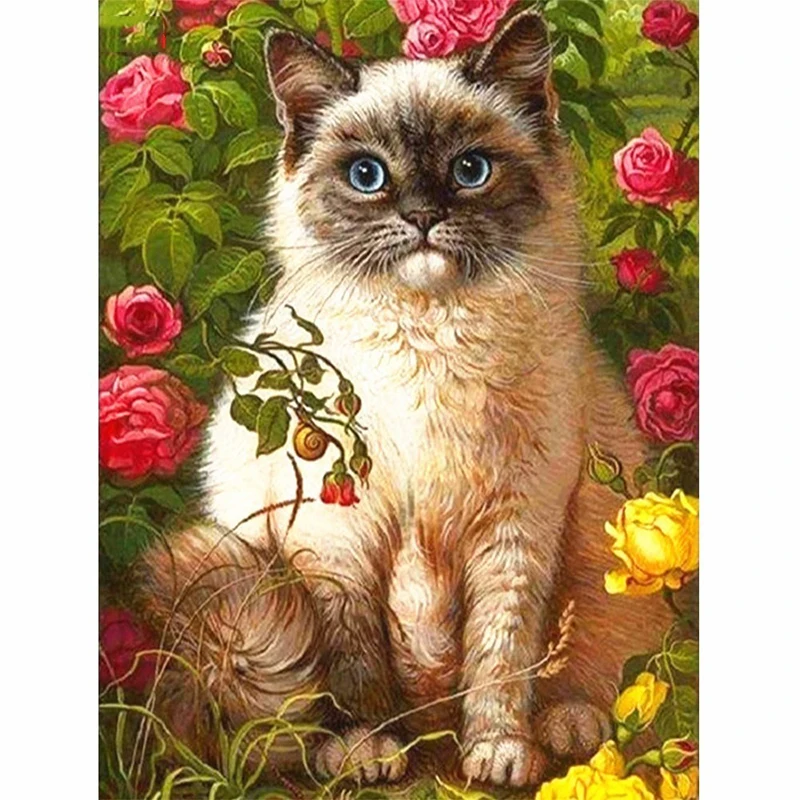 Алмазная вышивка с животными картина квадратной формы рисунком животных