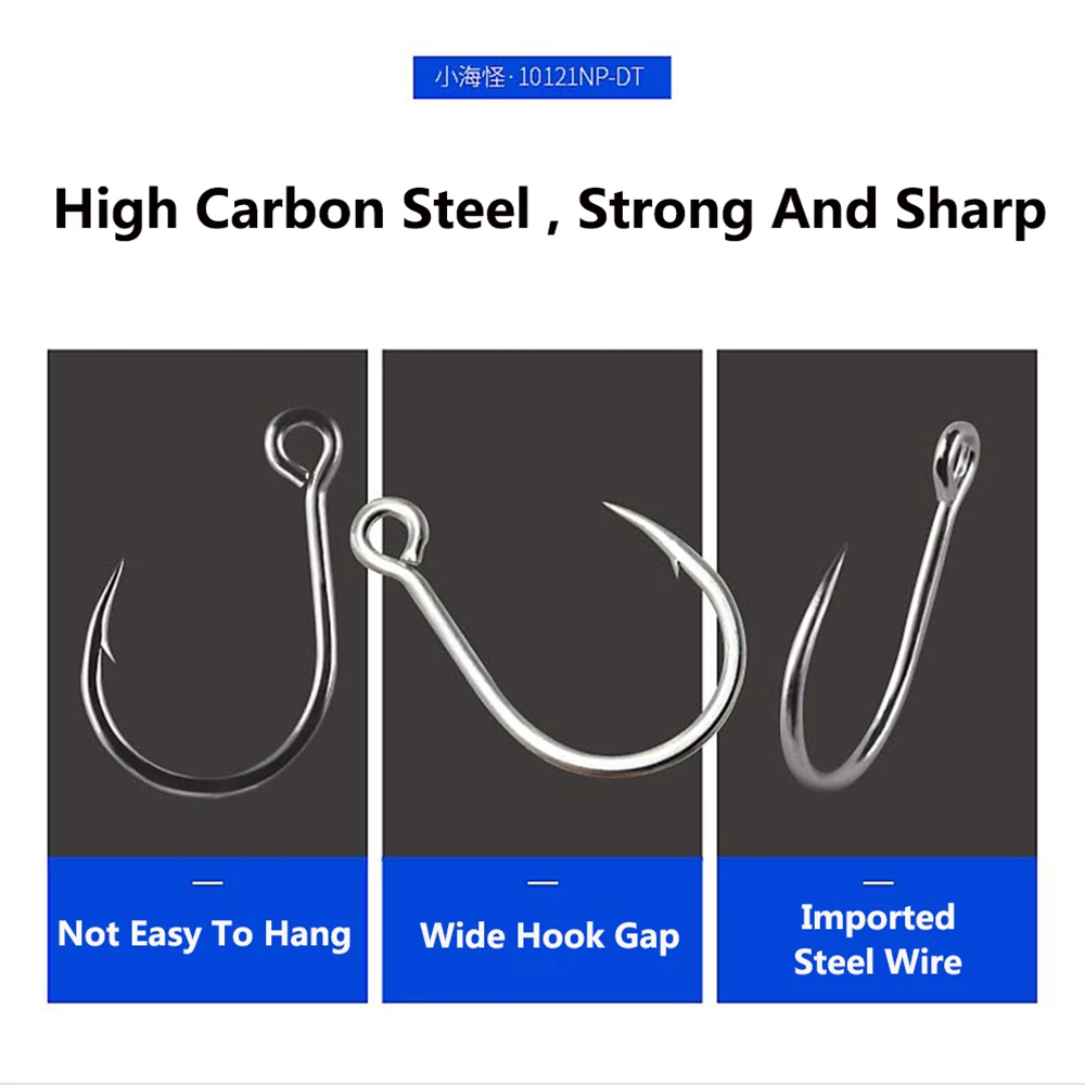 Рыболовные крючки Mustad 10121 #3/0-#8/0 φ 2 94-мм с большим глазом из высокоуглеродистой
