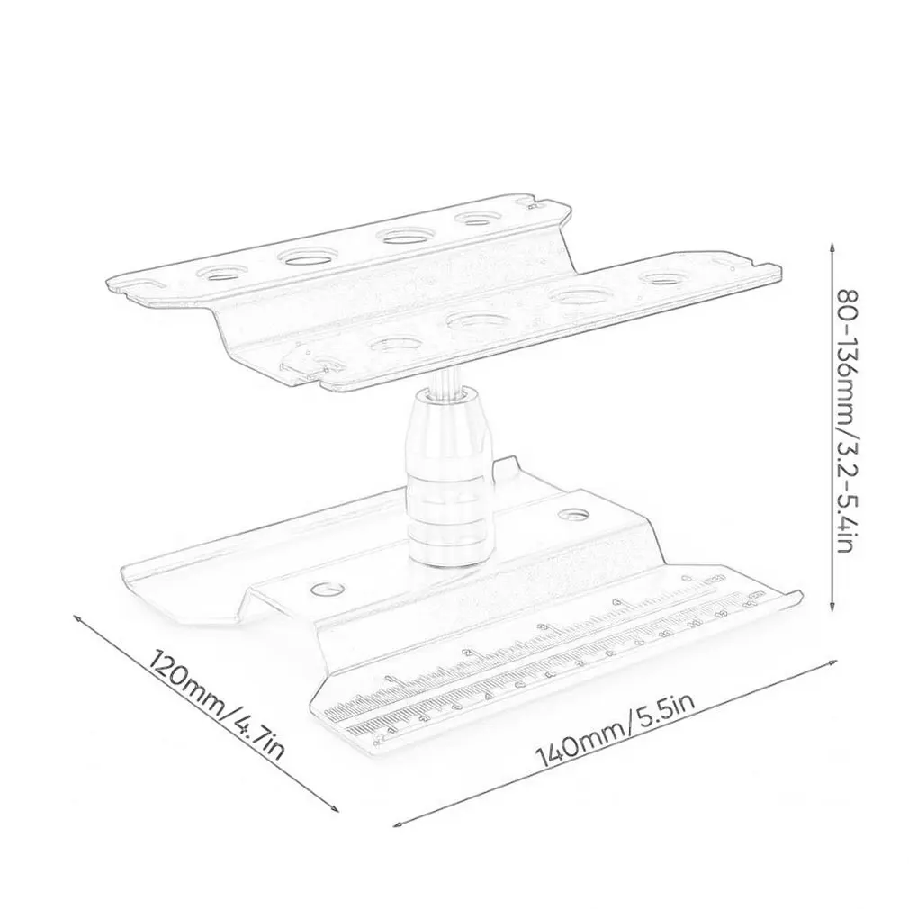 

Heightening Work Stand Assembly Platform 360 Degree Rotate Repair Station for RC 1/8 1/10 TRX-4 Axial SCX10 Tamiya HSP Model Car