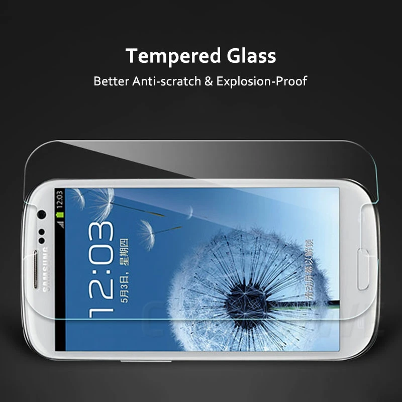 2 шт. защитные пленки CHOEOIWE для Samsung Galaxy S3 Neo i9301 SIII I9300 Duos i9300i Mini 9H|Защитные стёкла и