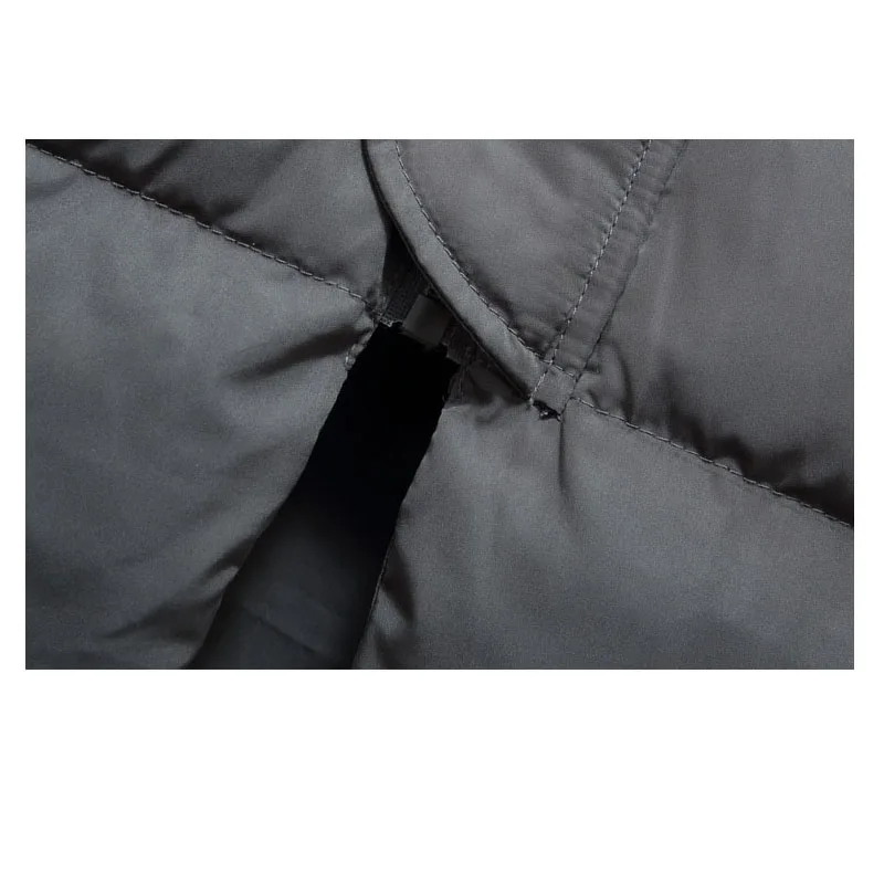 

New children's down jacket knee length thickened boys and girls children's down jacket medium length ND021