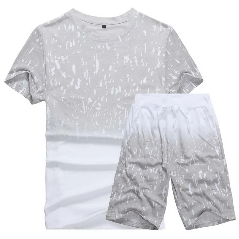 LASPERAL/повседневный костюм с рубашкой 2020 летняя мужская приталенная хлопковая