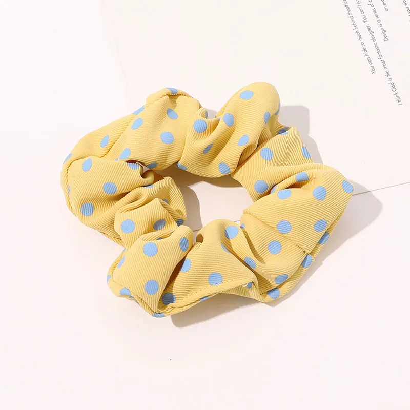 

Dots Hair Scrunchies Fashion Simple Hair Ties Korean Polka Elastic Rubber Bands Ponytail Holder Hair Rope Hair Accessories