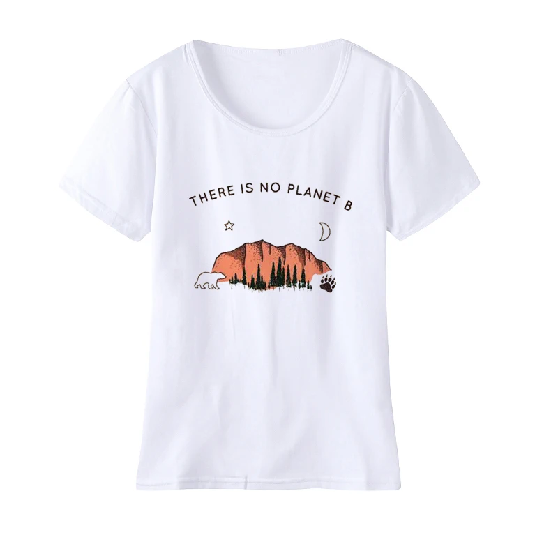 Футболка There Is No Planet B женская футболка с изменением климата March for Science Stop Global Warm Earth