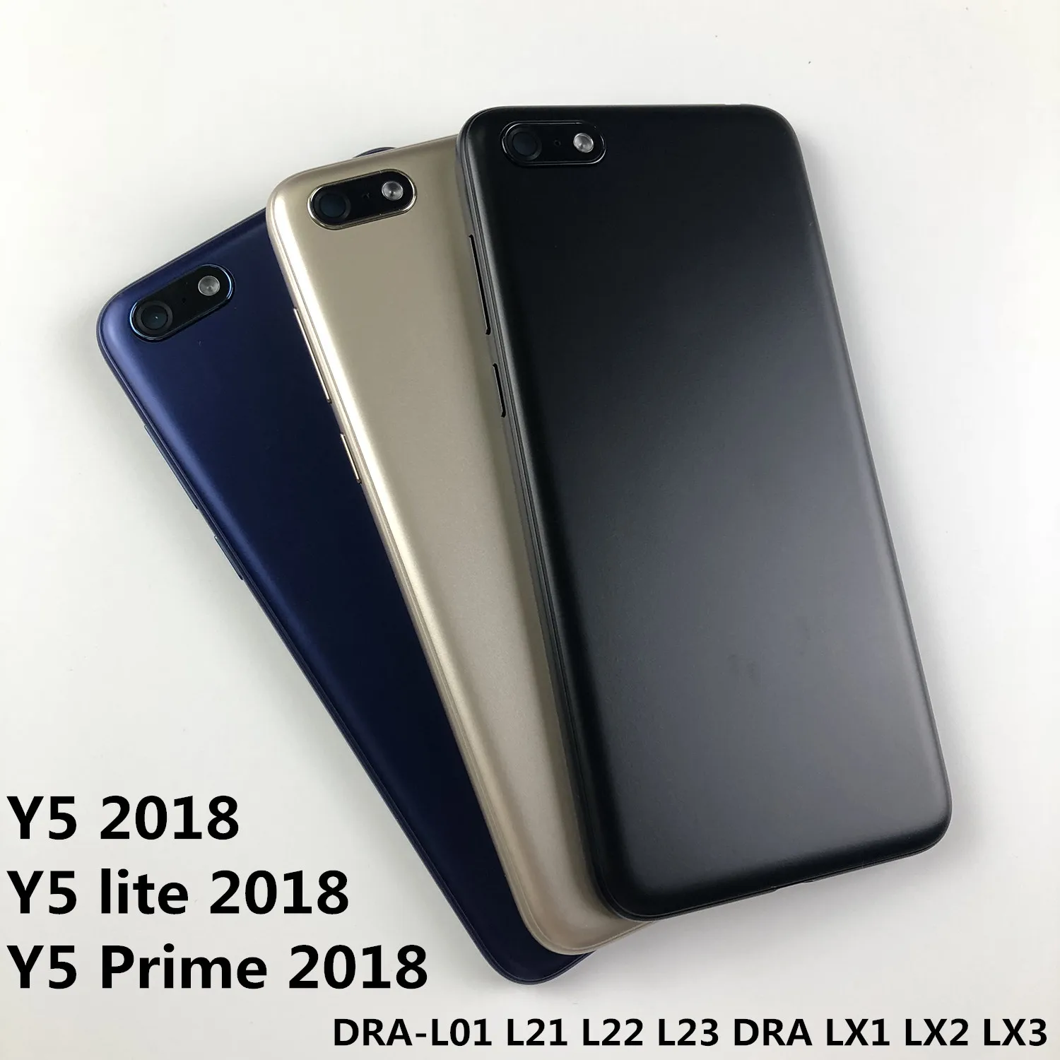 Крышка батарейного отсека для Huawei Y5 Lite Prime 2018 стеклянный объектив задней камеры