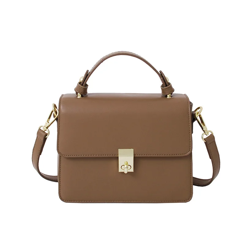 

2021 New Bag Handbag Men's Leather Cross Style Briefcase Business One Shoulder Crossbody Simple Business Bag BBQX101-BBQX103