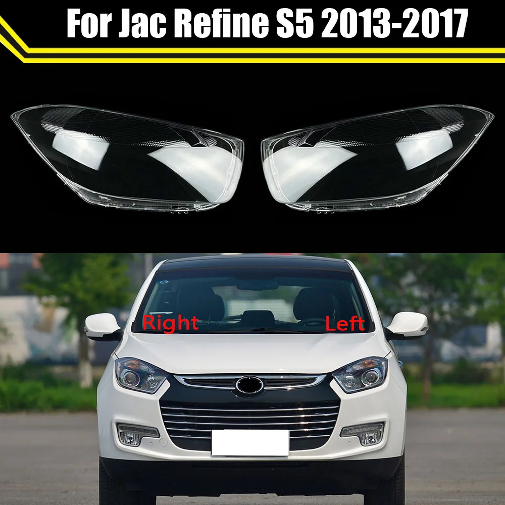 Auto Case Headlamp Caps For Jac Refine S5 2013 2014 2015 2016 2017 Front Headlight Lens Cover Lampshade Lampcover Glass Shell