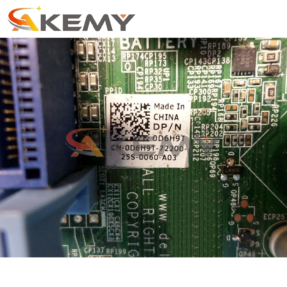 Akemy новый бренд для DELL Optiplex 990 материнская плата формата SFF E93839 Q67 LGA1155 CN-0Y38F0 Y38F0 100%