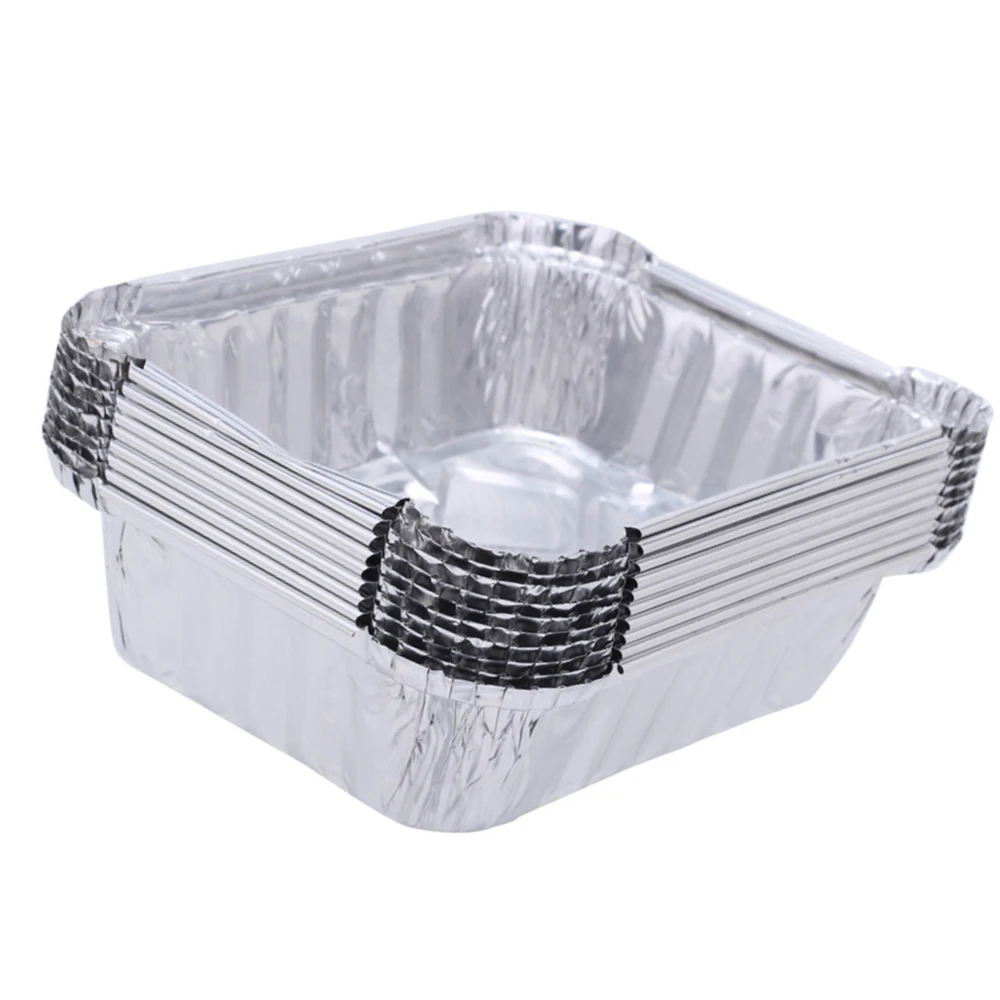 20 шт. термостойкая смазка из алюминиевой фольги для барбекю сковороды гриль
