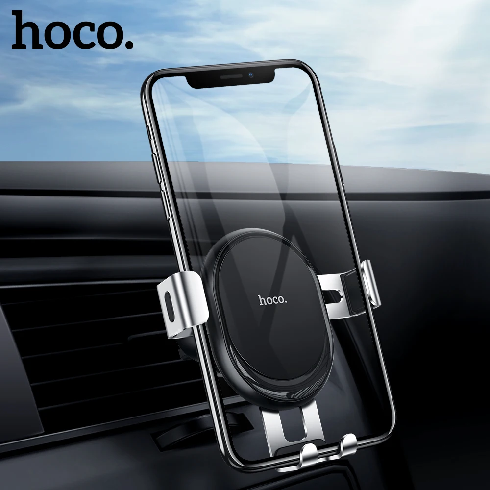 Универсальный гравитационный автомобильный держатель HOCO для телефона iPhone 11 Pro