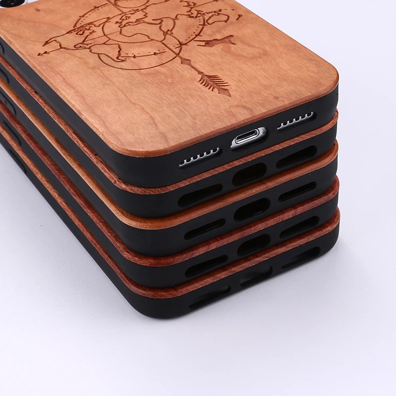 

Wooden Slim Case Cover Global Travel Plane Love Funny For iPhone 11 Pro X XR XS Max 7 8 6 6s Plus SE 2 2020 12 Mini Phone Cover