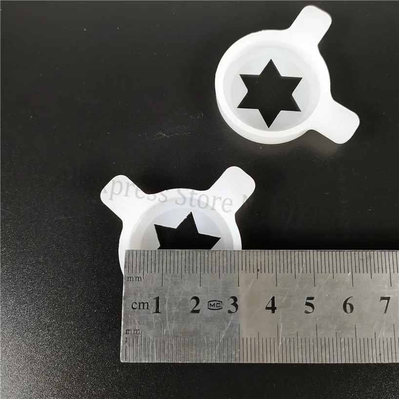 Soft Ice Cream Modeling Cap Hexagram Star Shaped Moulding Lid Spare Part of Maker Nozzle Accessory 29mm Inner Diameter | Бытовая