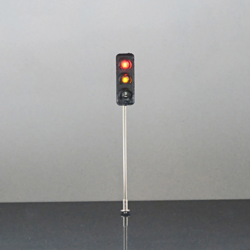 

3-light Traffic Lights Model HO Model 3v Street Train Railway Scenery