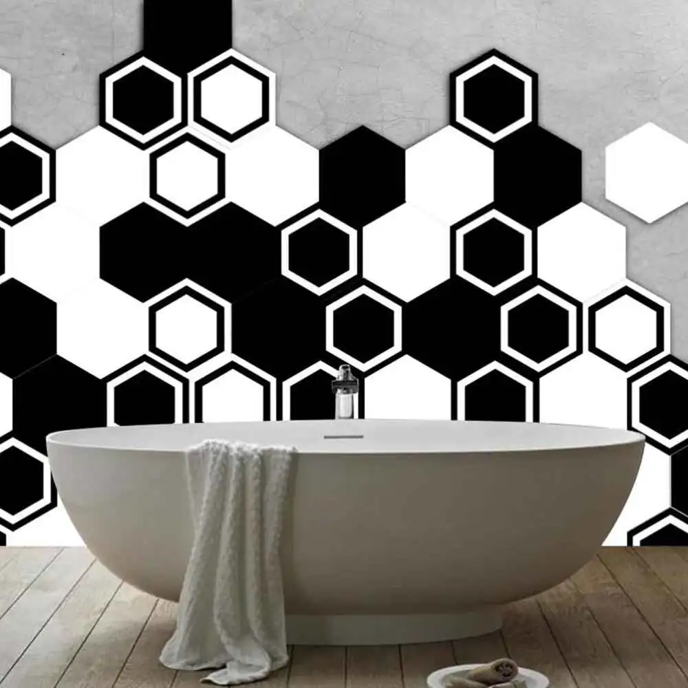 10 шт. водонепроницаемых наклеек на стену наклейки для плитки напольные сине