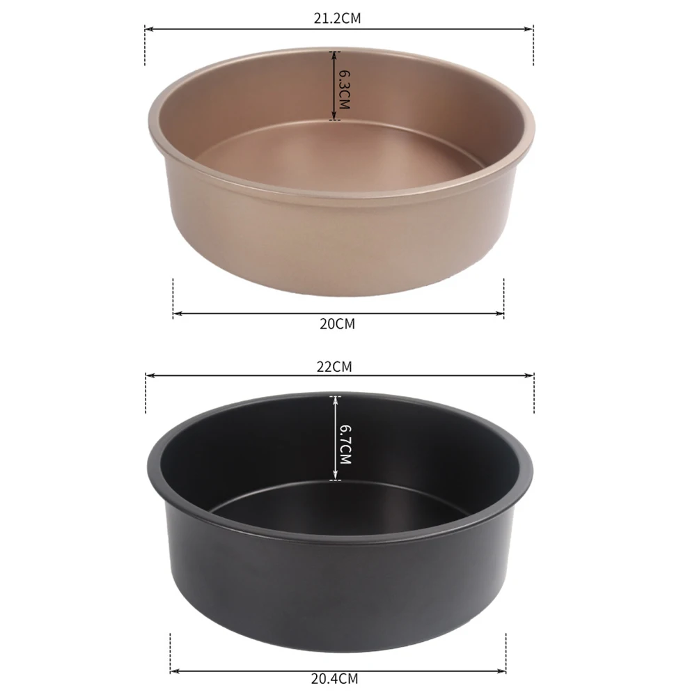 Антипригарная круглая форма для торта из нержавеющей стали противень выпечки