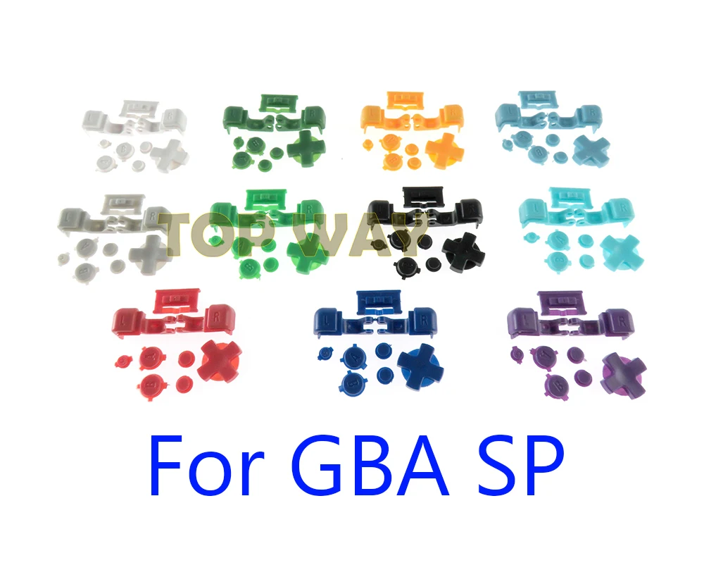 Набор цветных сменных ключей GameBoy Advance SP GBA набор кнопок Full R L A B D Pad 1 комплект 12