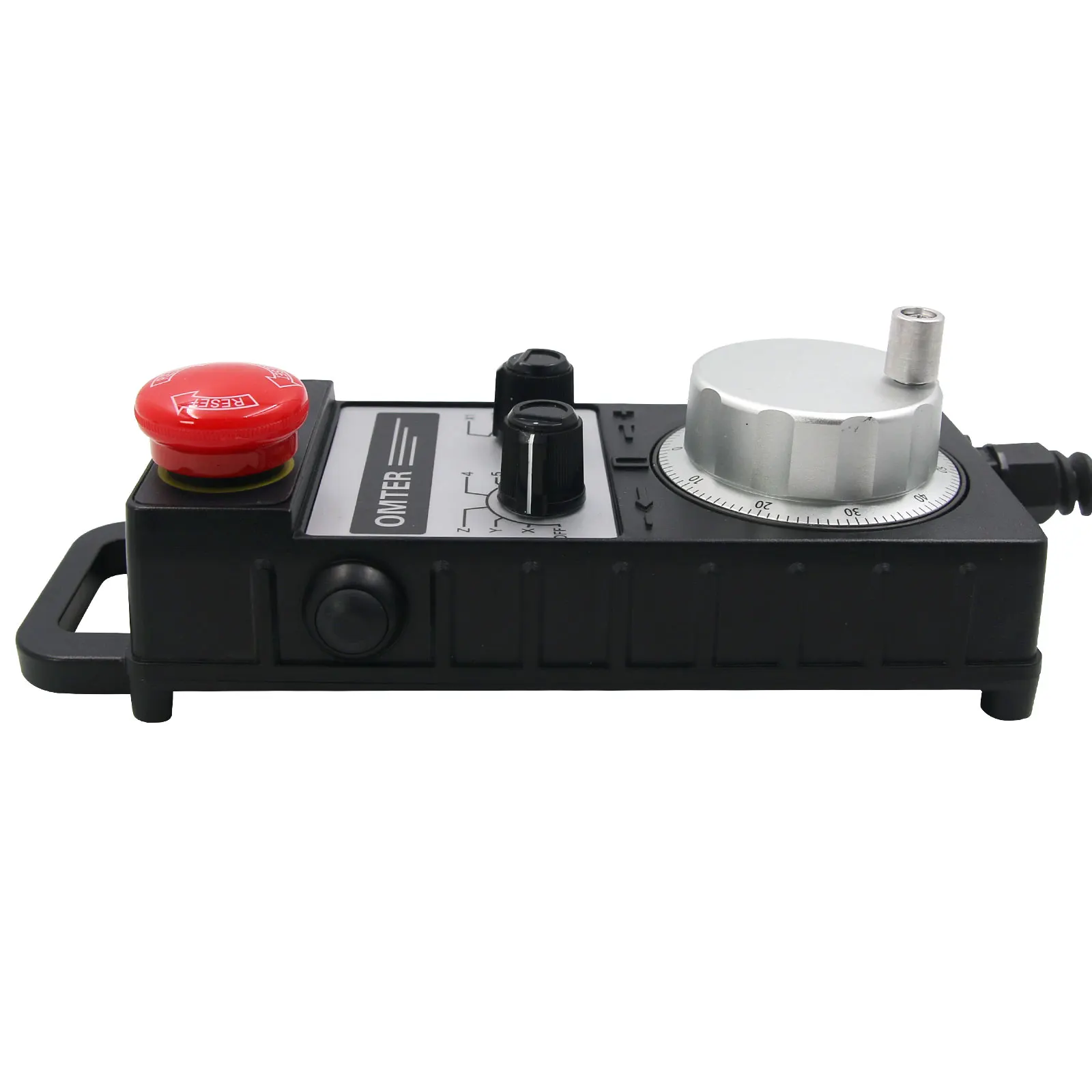 

OMT004 7Axis Manual Pulse Generator 100PPR 5V CNC Handwheel with Emergency Stop Button Universal Type