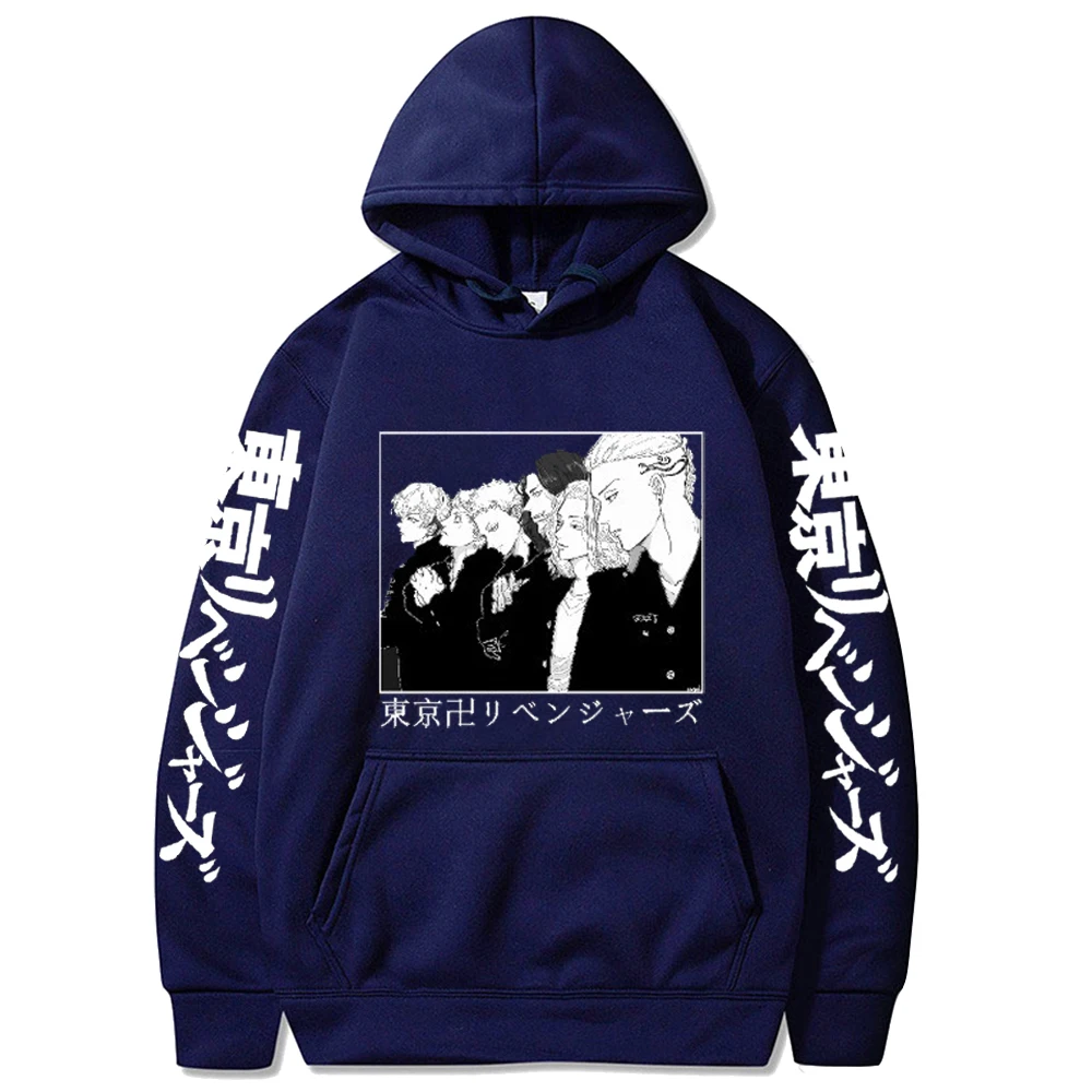 Толстовка мужская с длинным рукавом повседневный свитшот аниме Токио принтом
