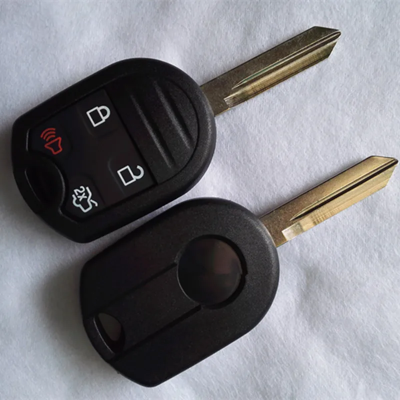 

DAKATU 5pcs 3+1/4 Button Remote Key Shell Case for Ford Explorer EDGE RAPTOR Replacement Remote FOB KEY COVER