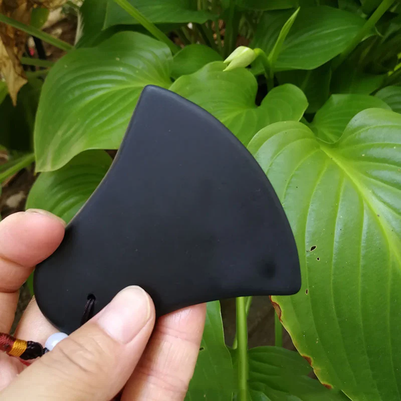 Натуральный нефритовый гуаша Нефритовый камень для лифтинга лица расслабления