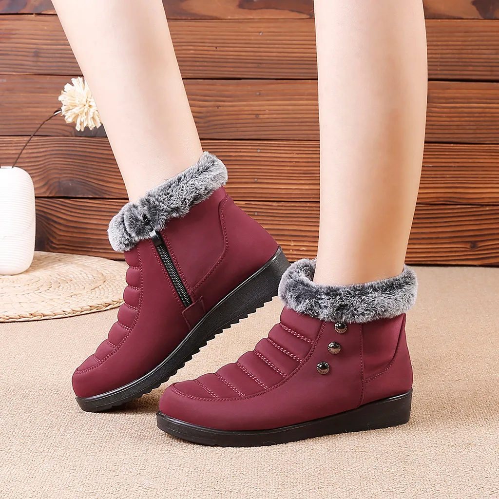 

Plus velvet super warm boots 2019 non-slip rainproof women winter boots warm winter boots women shoes hot snow shoes