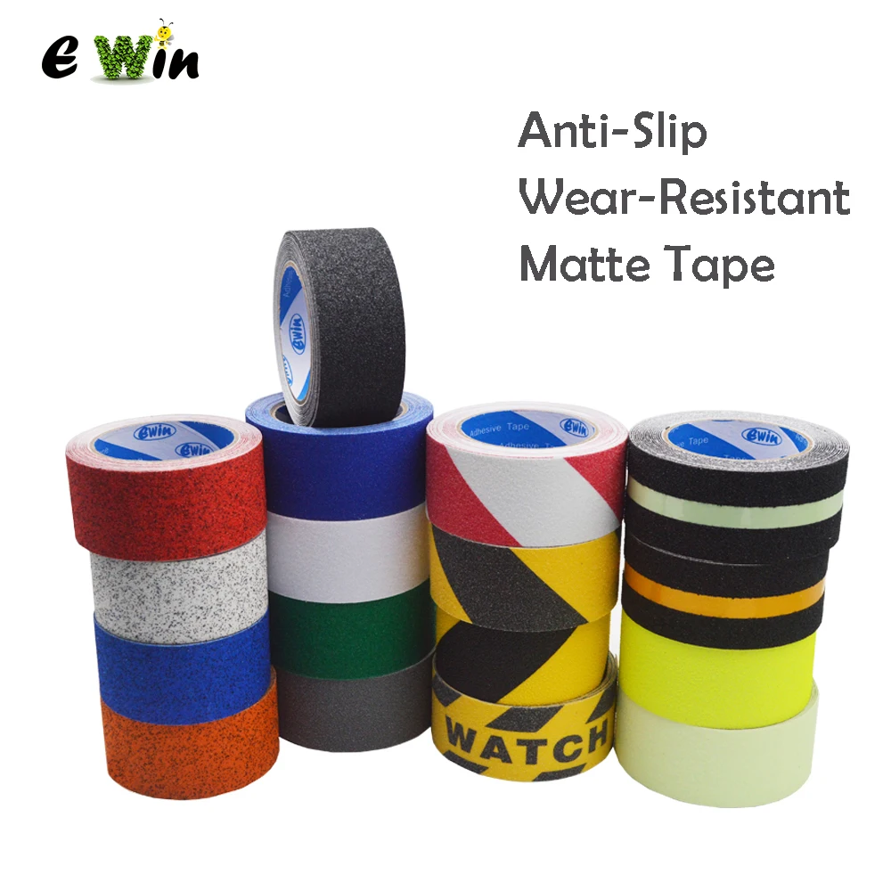 

Ewin PVC Non-Slip Stair Step Waterproof Wear-Resistant Anti-Slip Tape Slip Strip Repair Self-Adhesive Tape For Bathroom Kitchen