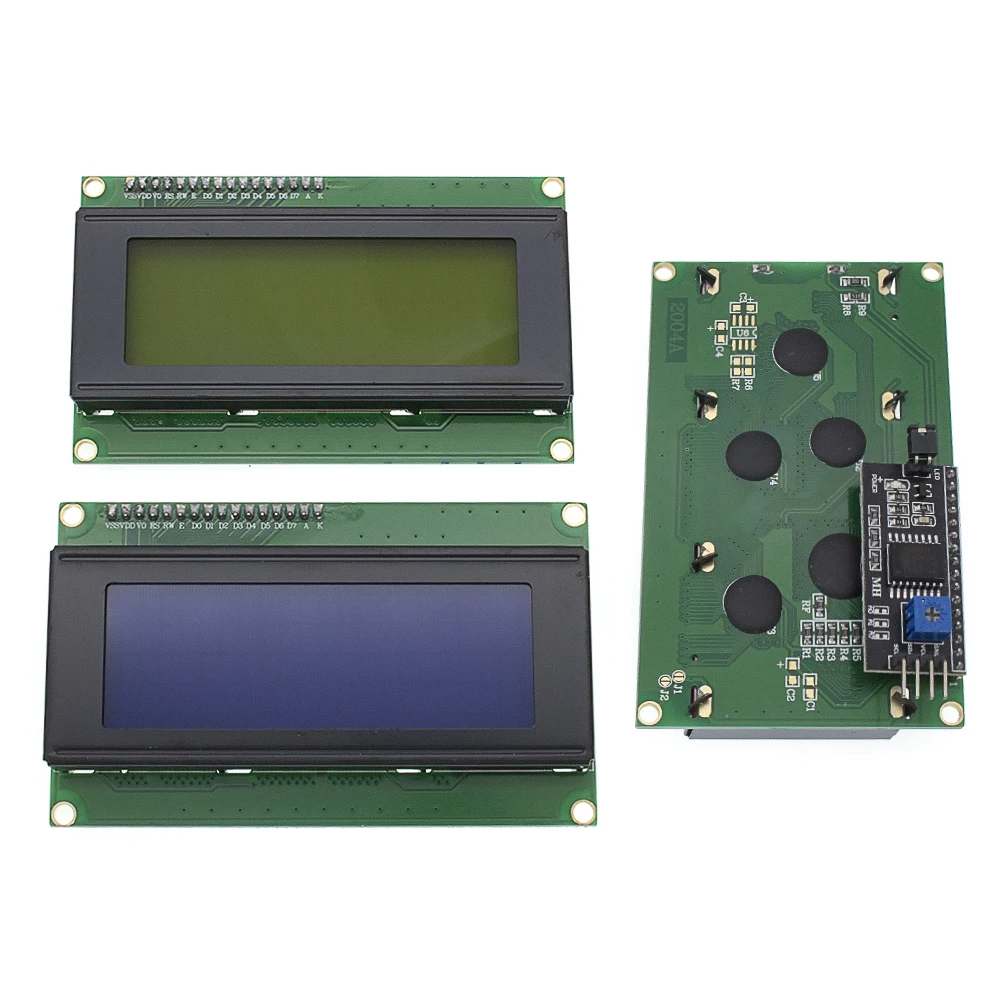 1 шт. ЖК дисплей 2004 + I2C 20x4 2004A синий/зеленый экран HD44780 символьный ЖК/w IIC/I2C