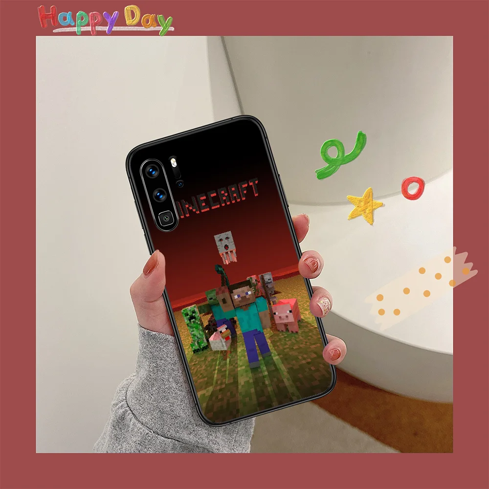 

Sandbox game Mini World Phone Case For HUAWEI P 9 10 20 30 40 Lite smart Pro Z 2019 Nova 5T 6 7 i black Prime Tpu Etui Silicone